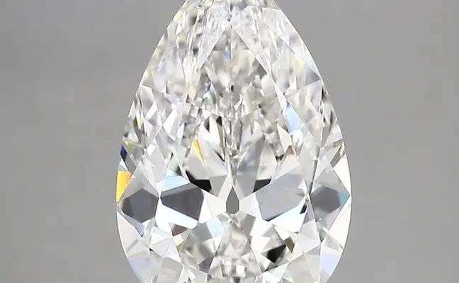 3.61ct E VVS2 Pear (IGI)
