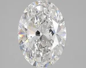3.58ct G SI1 Oval (IGI)