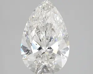 3.56ct F SI1 Pear (IGI)