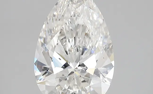 3.56ct F SI1 Pear (IGI)