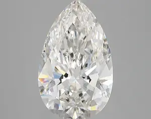 3.56ct F VS2 Pear (IGI)