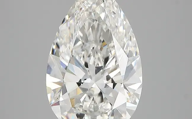 3.56ct F VVS2 Pear (IGI)