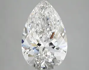 3.51ct F SI1 Pear (GIA)