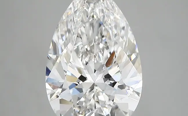 3.51ct F SI1 Pear (GIA)