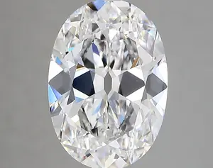3.51ct E VVS2 Oval Old Miner (IGI)