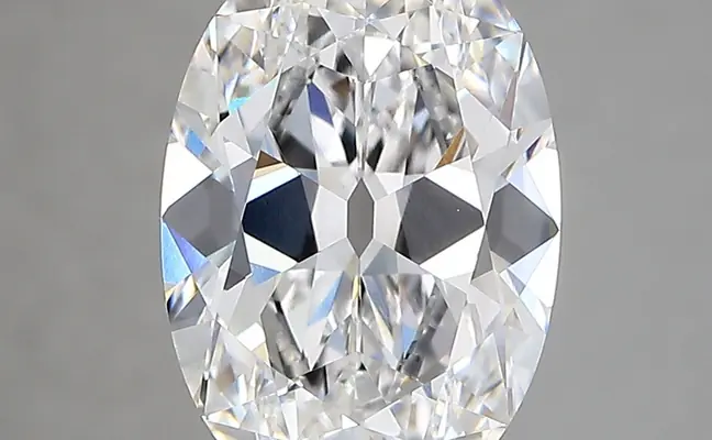3.51ct E VVS2 Oval Old Miner (IGI)