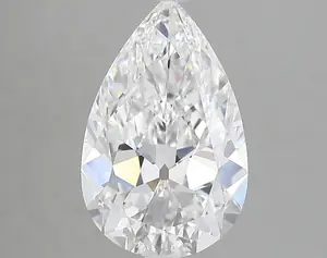 3.49ct D VVS2 Pear (IGI)