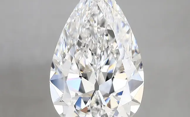 3.48ct D VS2 Pear (IGI)