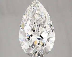 3.45ct E VVS2 Pear (IGI)