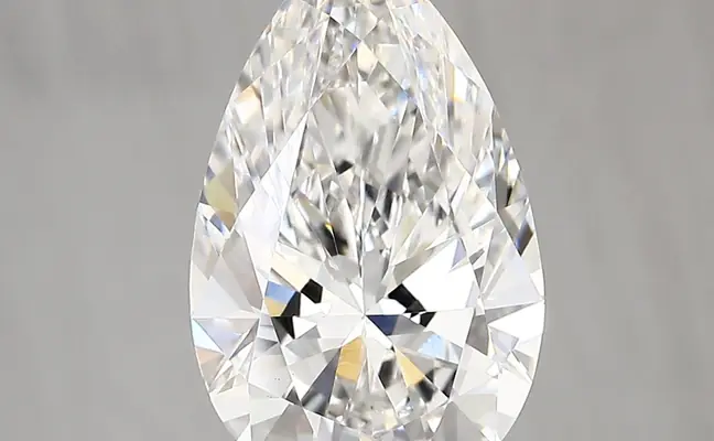 3.45ct E VVS2 Pear (IGI)