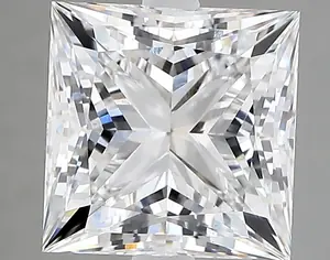 3.44ct D VS1 Princess (IGI)