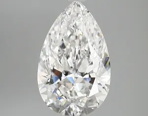 3.44ct E VVS2 Pear (IGI)