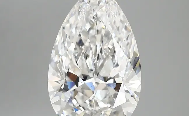 3.44ct E VVS2 Pear (IGI)