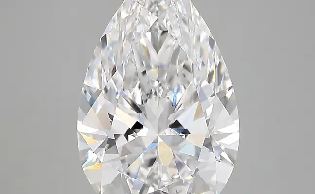 3.43ct D VVS2 Pear (IGI)