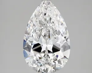 3.43ct D VVS2 Pear (IGI)
