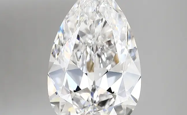 3.43ct E VS1 Pear (IGI)