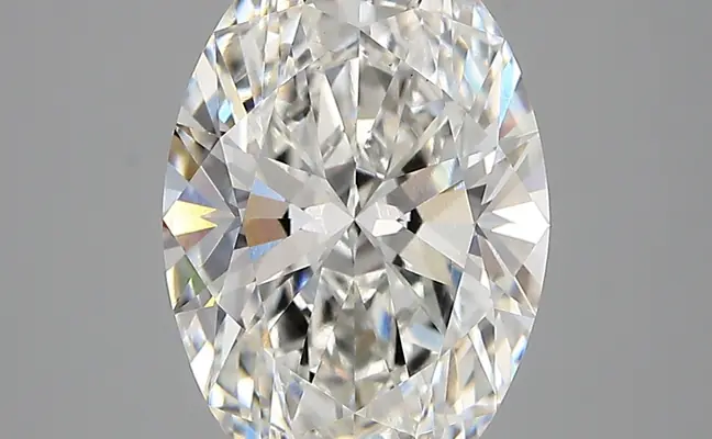 3.43ct F VS2 Oval (IGI)