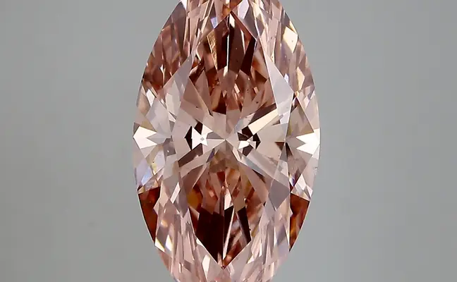3.42ct FANCY VIVID  PINK VS2 Marquise (IGI)