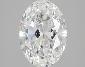 3.41ct F SI1 Oval (GIA)