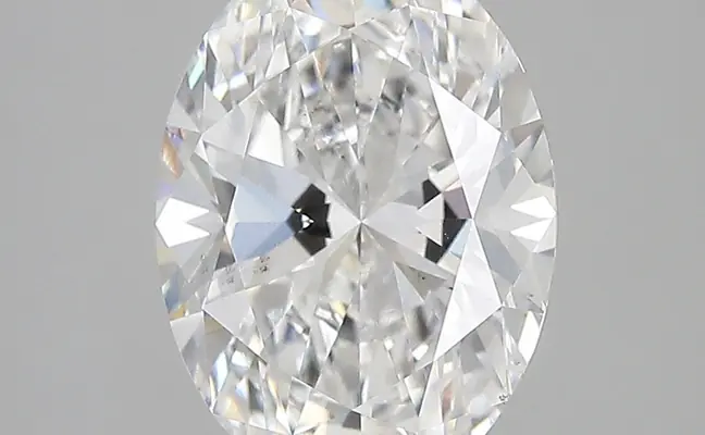 3.41ct F SI1 Oval (GIA)