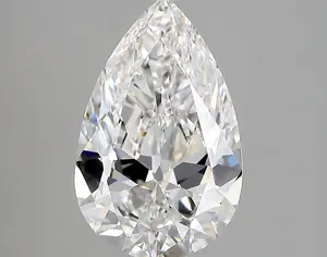 3.41ct E VVS2 Pear (IGI)