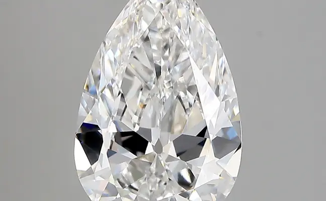 3.41ct E VVS2 Pear (IGI)