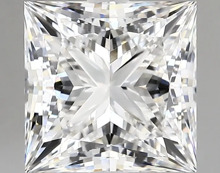 3.41ct F VVS2 Princess (IGI)