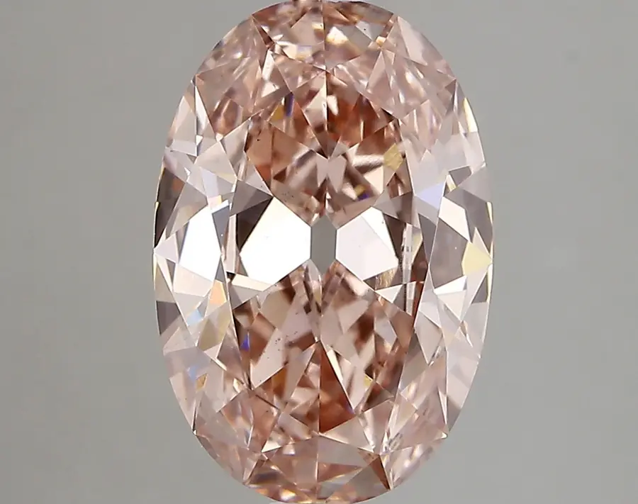 3.40ct FANCY INTENSE  PINK VS2 Oval Old Miner (IGI)