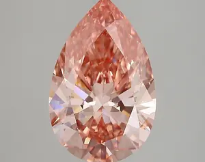3.39ct FANCY VIVID  PINK VS1 Pear (IGI)