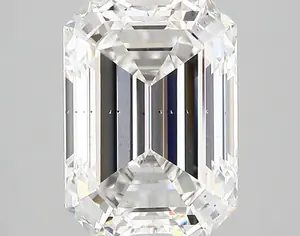 3.38ct G SI1 Emerald (IGI)