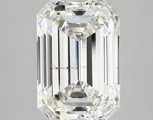 3.38ct F SI1 Emerald (IGI)