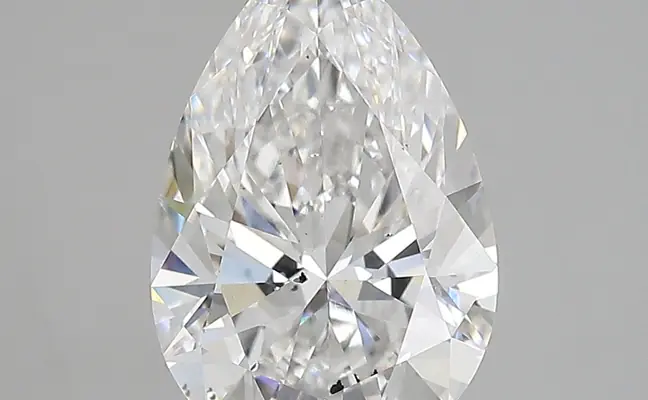 3.38ct F SI1 Pear (IGI)