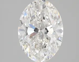 3.35ct F SI1 Oval (IGI)