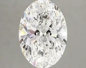 3.35ct F SI1 Oval (IGI)