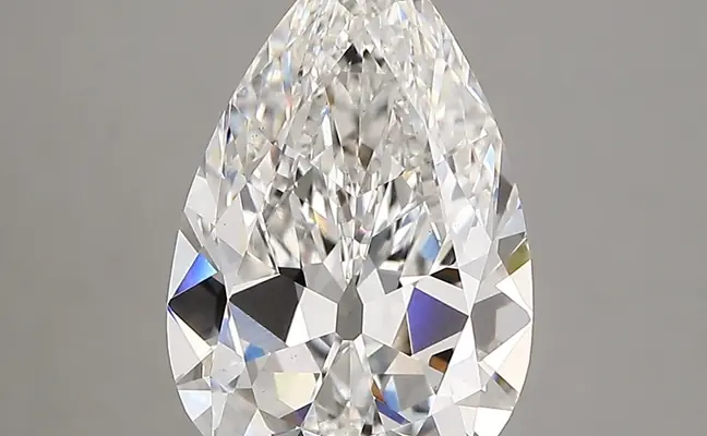 3.35ct D VS1 Pear (IGI)