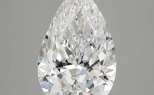 3.35ct D VS2 Pear (IGI)