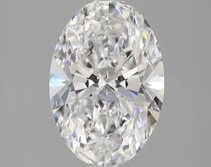 3.34ct D VS1 Oval (IGI)