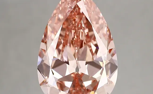 3.31ct FANCY VIVID  PINK VS1 Pear (IGI)