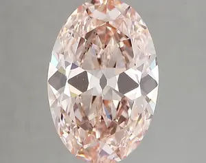 3.22ct FANCY INTENSE  PINK VS1 Oval Old Miner (IGI)