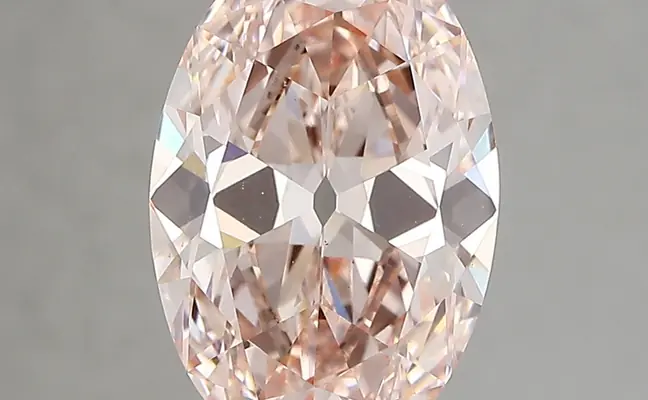 3.22ct FANCY INTENSE  PINK VS1 Oval Old Miner (IGI)