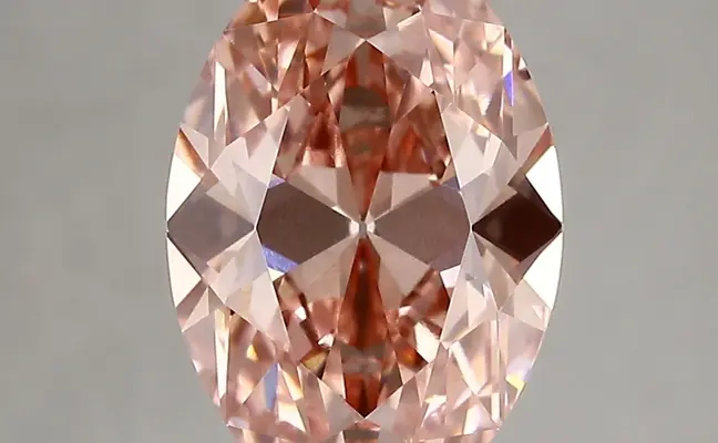 3.20ct FANCY VIVID  PINK VS1 Oval Old Miner (IGI)