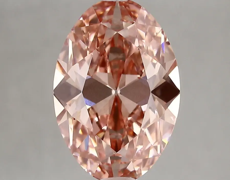 3.20ct FANCY VIVID  PINK VS1 Oval Old Miner (IGI)