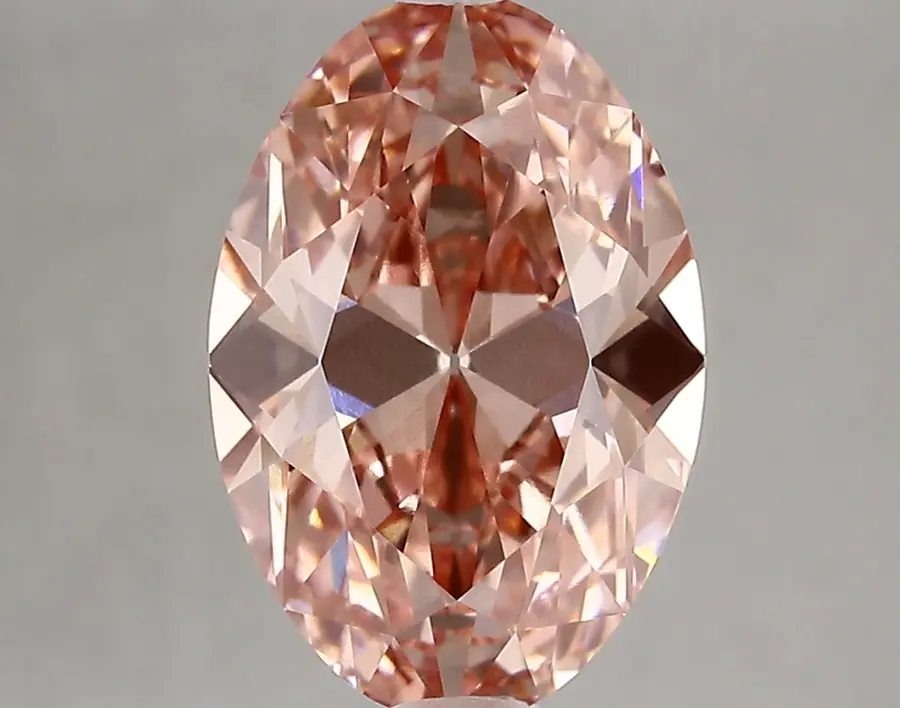3.20ct FANCY VIVID  PINK VS1 Oval Old Miner (IGI)