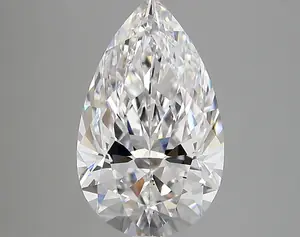 3.17ct E VS2 Pear (IGI)