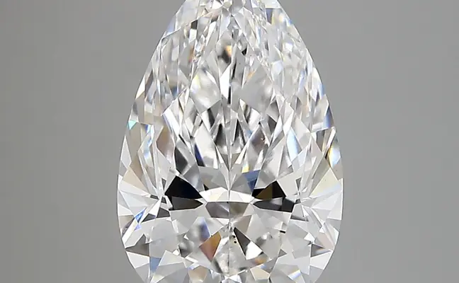 3.17ct E VS2 Pear (IGI)