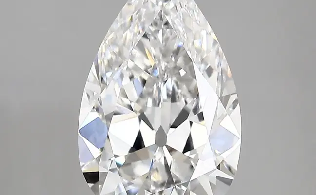 3.16ct D VVS2 Pear (IGI)