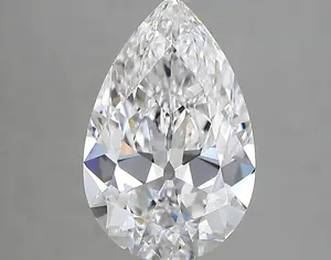 3.14ct D VVS1 Pear (IGI)