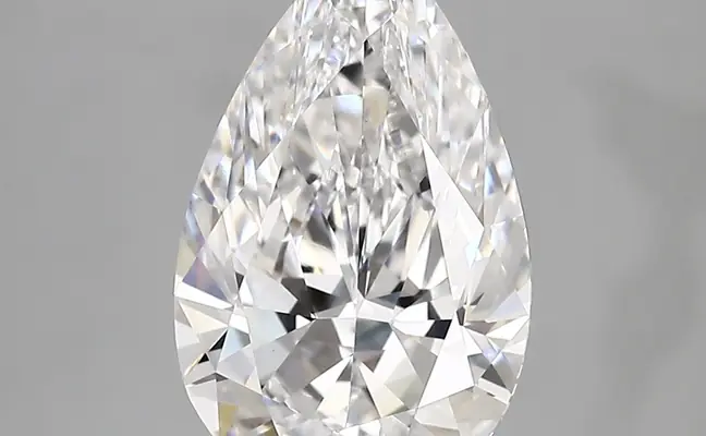 3.14ct D VVS2 Pear (IGI)