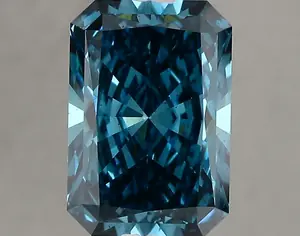 3.13ct FANCY VIVID  BLUE VS2 Radiant (IGI)