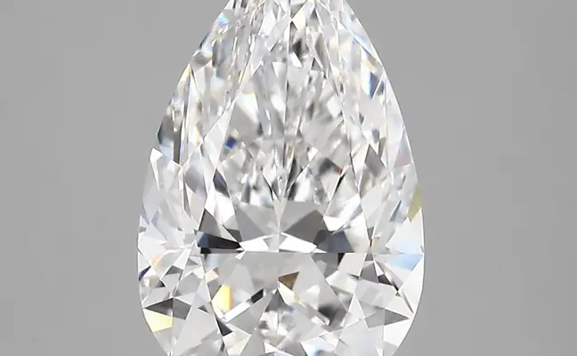 3.12ct D VVS2 Pear (IGI)